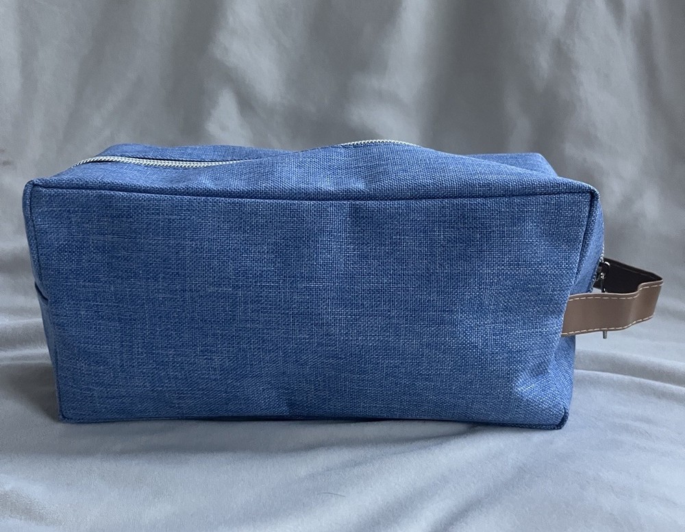 Pace University Toiletry Travel Bag Pouch Blue Zip Handle