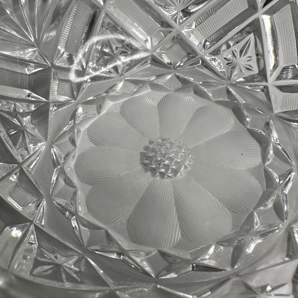 Heavy Glass Ashtray 6”