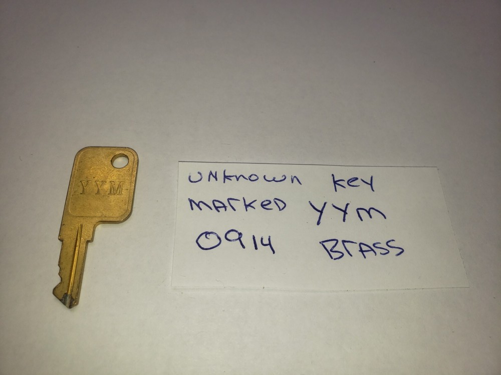 Brass Key MARKED YYM 0914 UNKNOWN