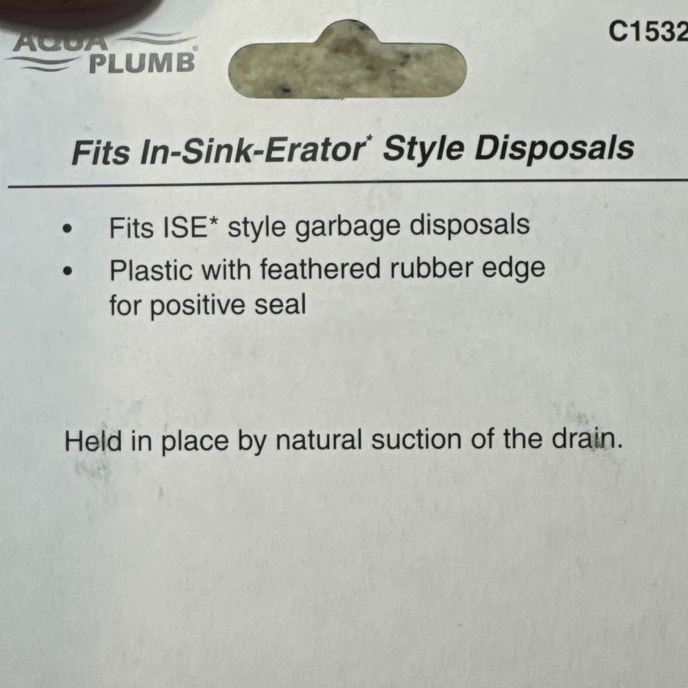 (2) Garbage Disposal Stoppers
