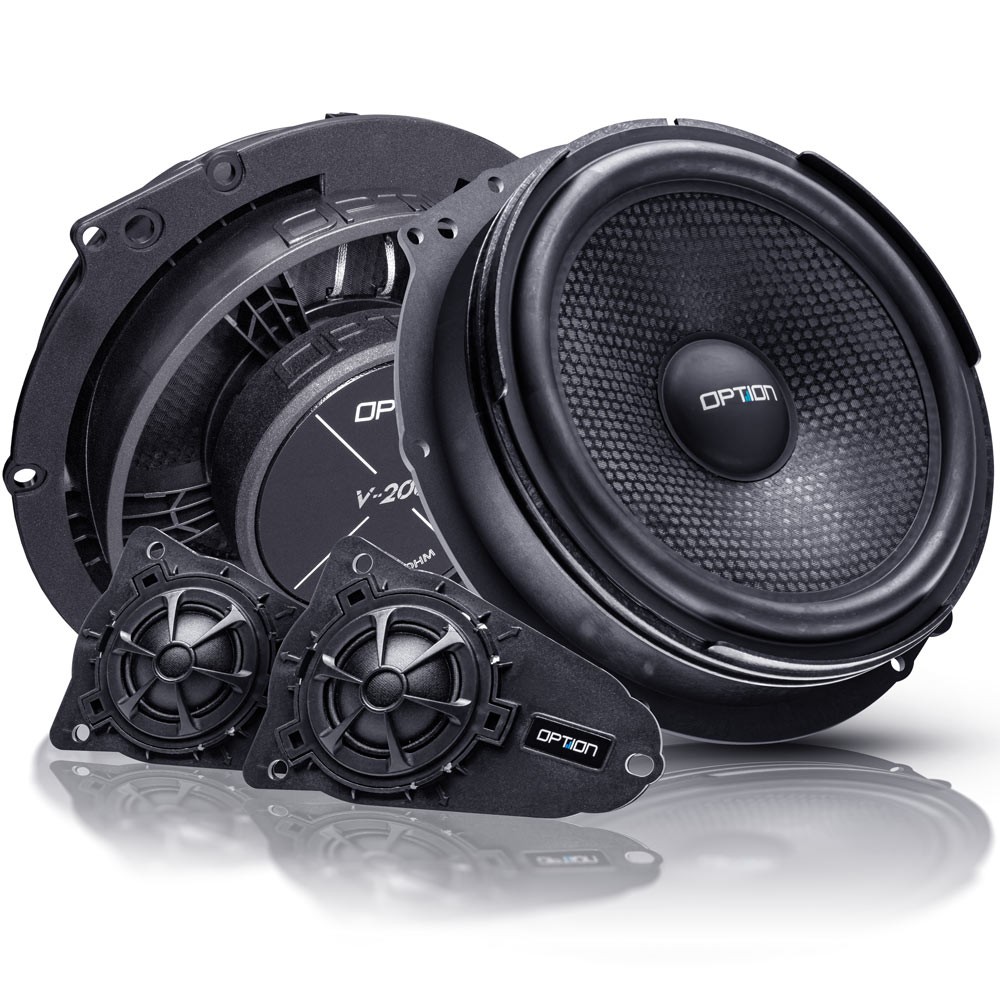 OPTION Plug & Play Front Van Speaker System for VW T5/T6