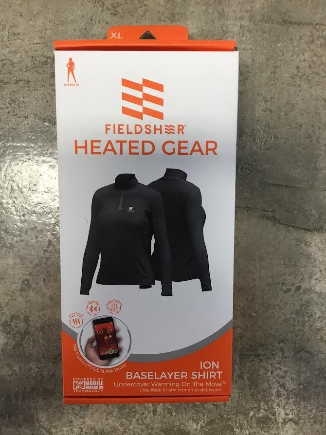 Fieldsheer Mobile Warming Womens Ion Base Layer Shirt Bluetooth Compatible