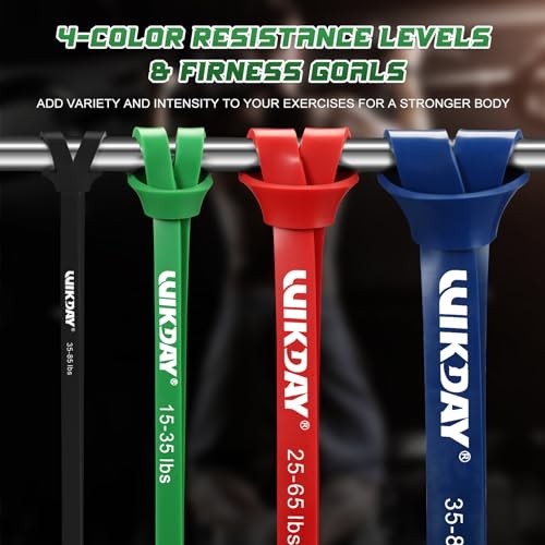 Resistance Bands, Pull Up Bands, Workout Bands for Exercise, 8-85LBS Multicolor