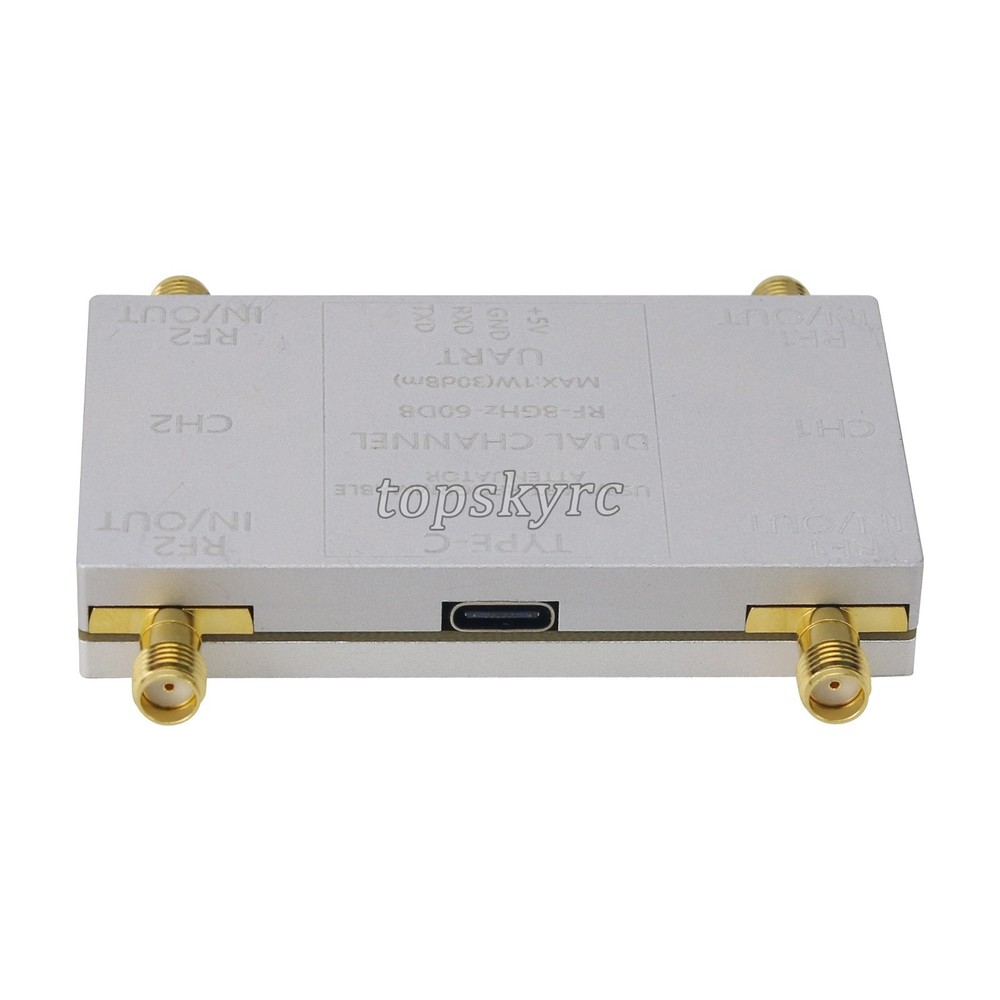RF-8GHz-60DB Programmable Attenuator + Type-C Cable + Offline Controller