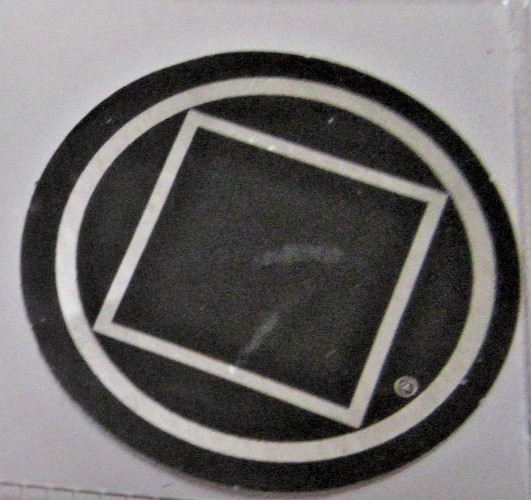 NARCOTICS ANONYMOUS NA White Welcome KEY TAG Just For Today Token