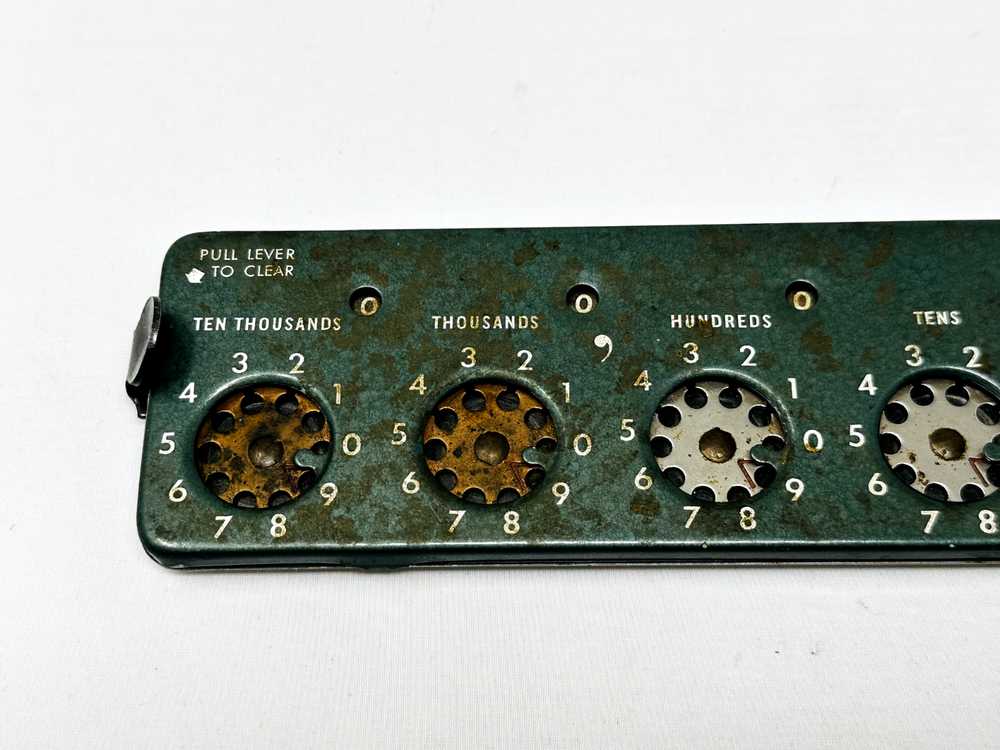 Vintage Adding Machine Calculator, THE LIGHTNING ADDING MACHINE