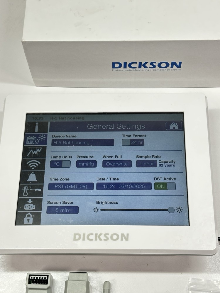 Dickson TSB DicksonOne Touchscreen Temperature/Humidity Data Logger