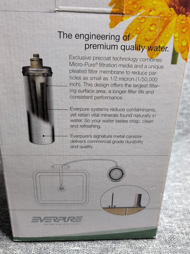 Everpure CTS-H54 Counter Top Drinking Water Filter System EV9314-30 NEW in Box!