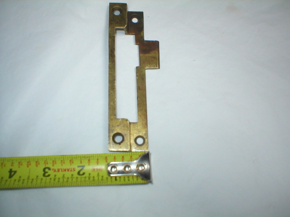 Antique Solid Brass Rabbit Striker Plate