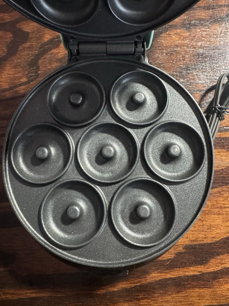DASH Express MINI DONUT MAKER Non-Stick Donut Making Machine - Tested Works