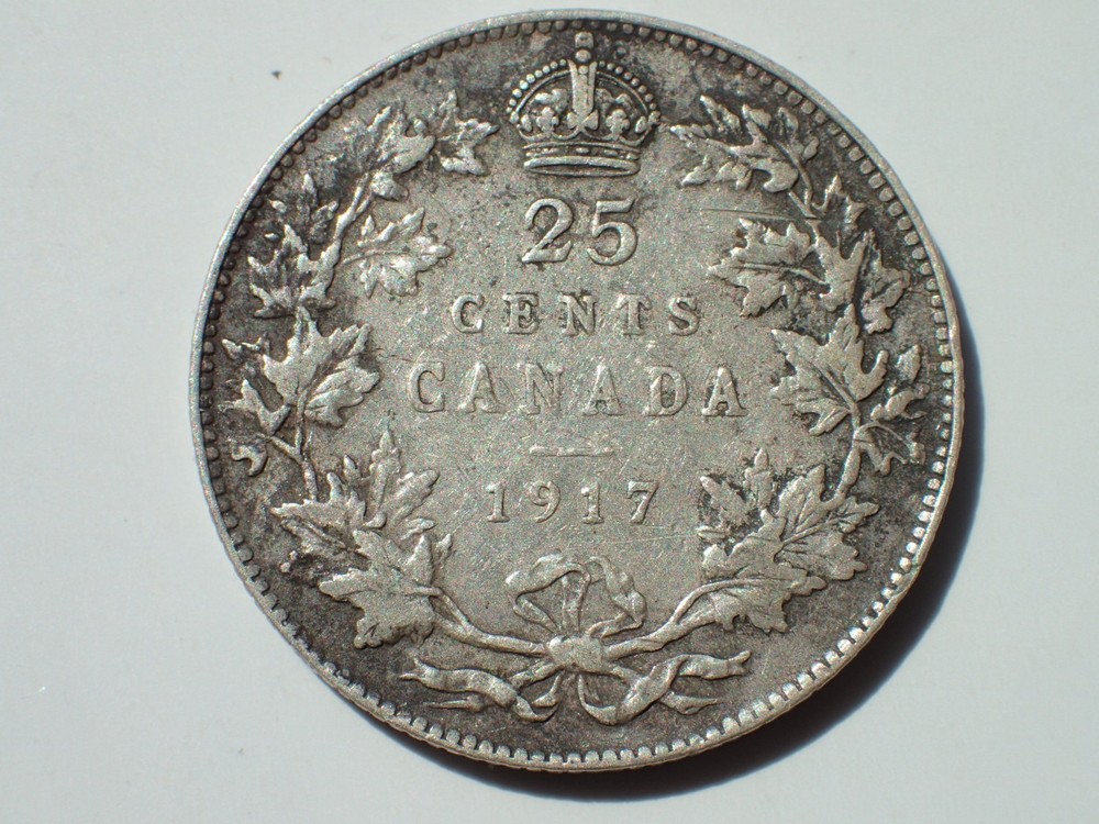 1917 Canada 25 Cents