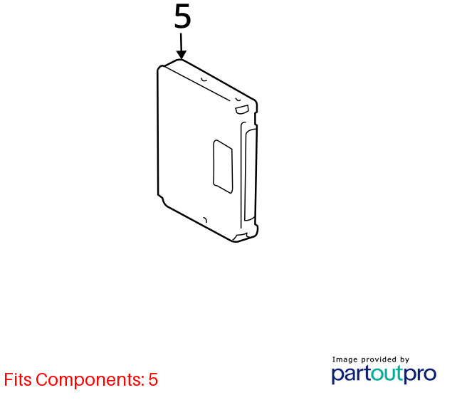 Engine ECM Electronic Module Engine Control Fits 06-08 Prius 3590452