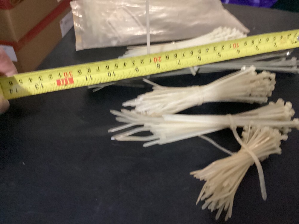 Lot of Assorted Size Plastic Wire Cable Ties
