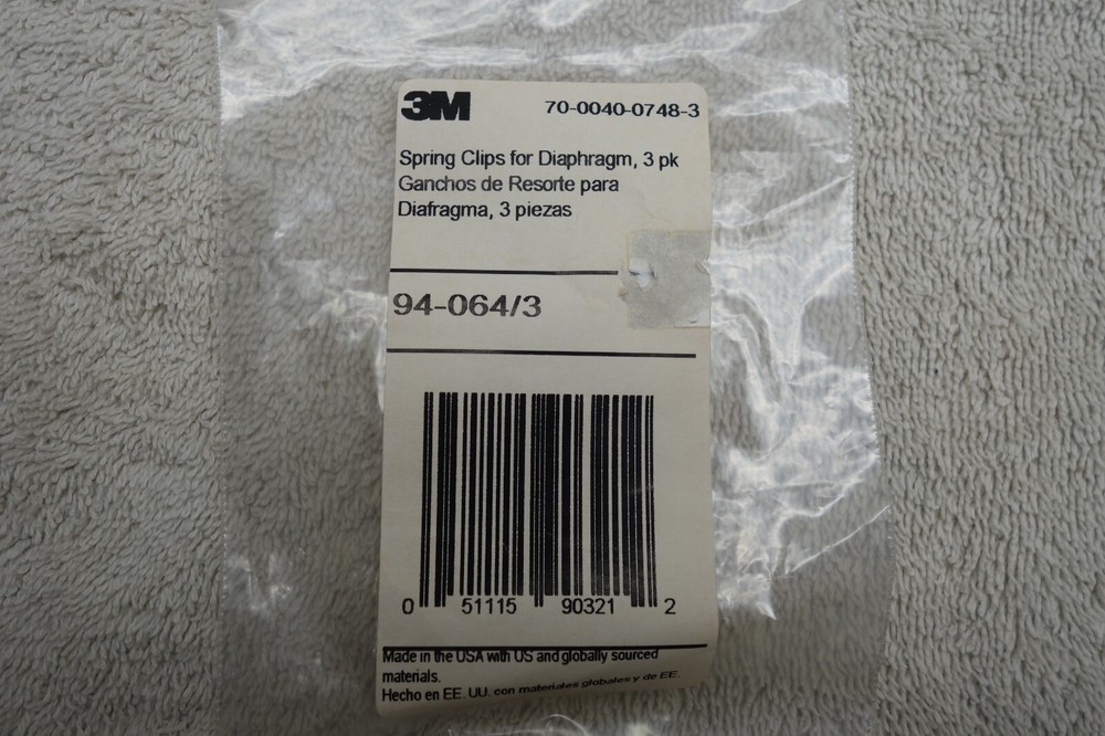 3M Spring Clips For Diaphram 3 Pack 94-064