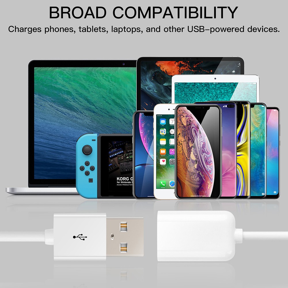 USB C Cable Fast Charger Charging Cord Sync Data USB Type C Extension Cable