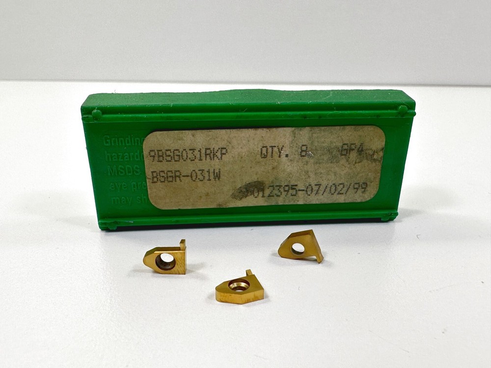 TOOL-FLO BSGR-031W New Carbide Inserts Grade GP4 3pcs