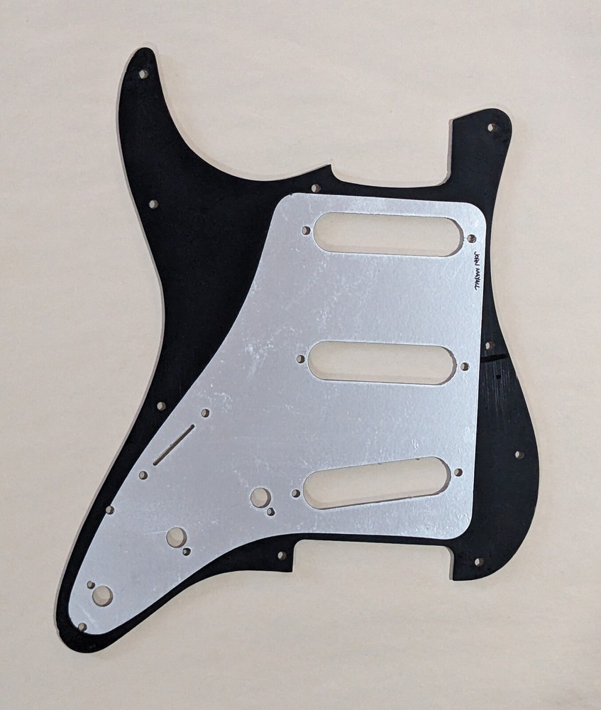 JOHN MAYALL SIGNED PICKGUARD Blues Breakers BRITISH GUITAR LEGEND COA