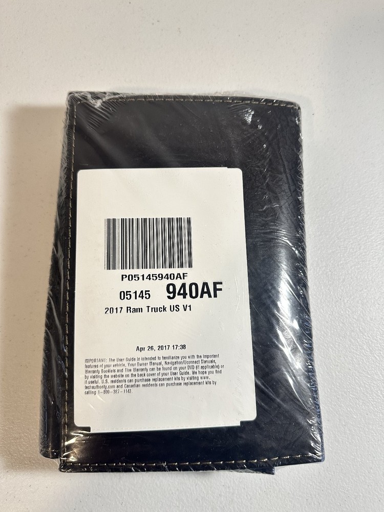 2017 Ram 1500 2500 3500 Owner's Manual Set OEM