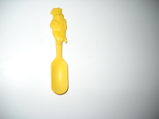 French's Mustard yellow plastic spoon
