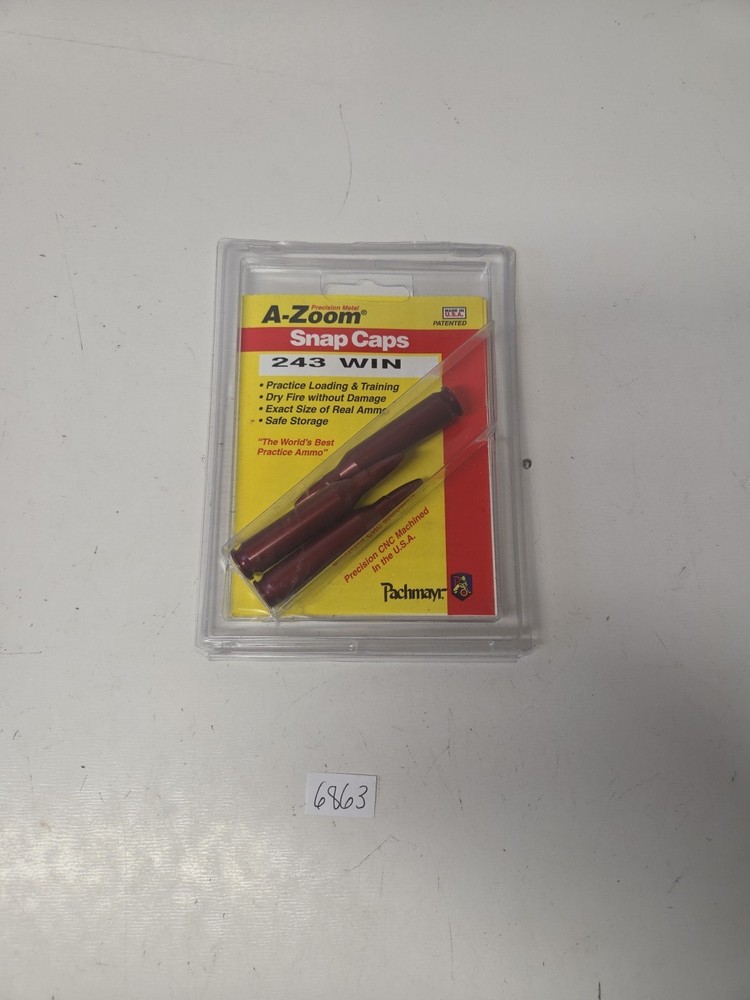 (3) A-Zoom .243 Win Snap Caps In Packaging