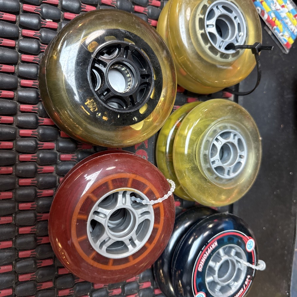 Vintage Inline Skate And Kick Scooter Wheels