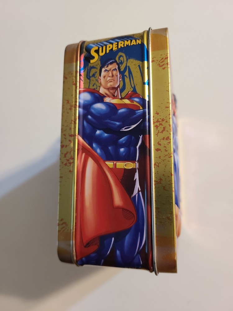 DC Comics Superman 2006 Embossed Tin Box 6"H
