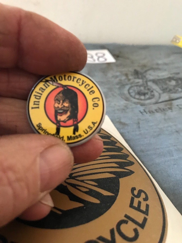 INDIAN MOTORCYCLE PIN SPRINGFIELD MA.