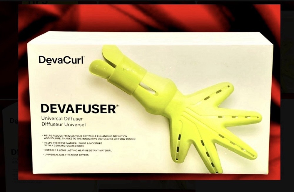 2 PACK DevaCurl DevaFuser Attachment Universal Curly Hair Dryer Diffuser