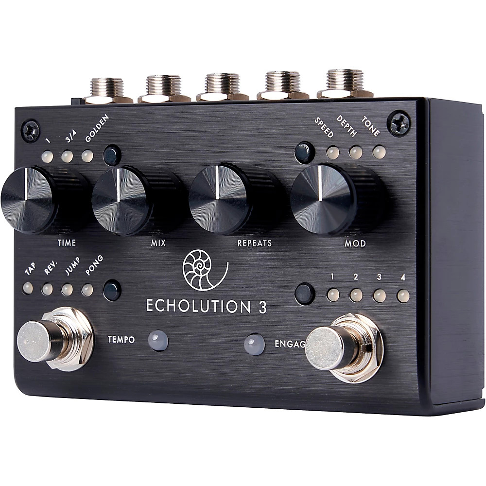 Pigtronix Echolution 3 Delay Effects Pedal Black LN