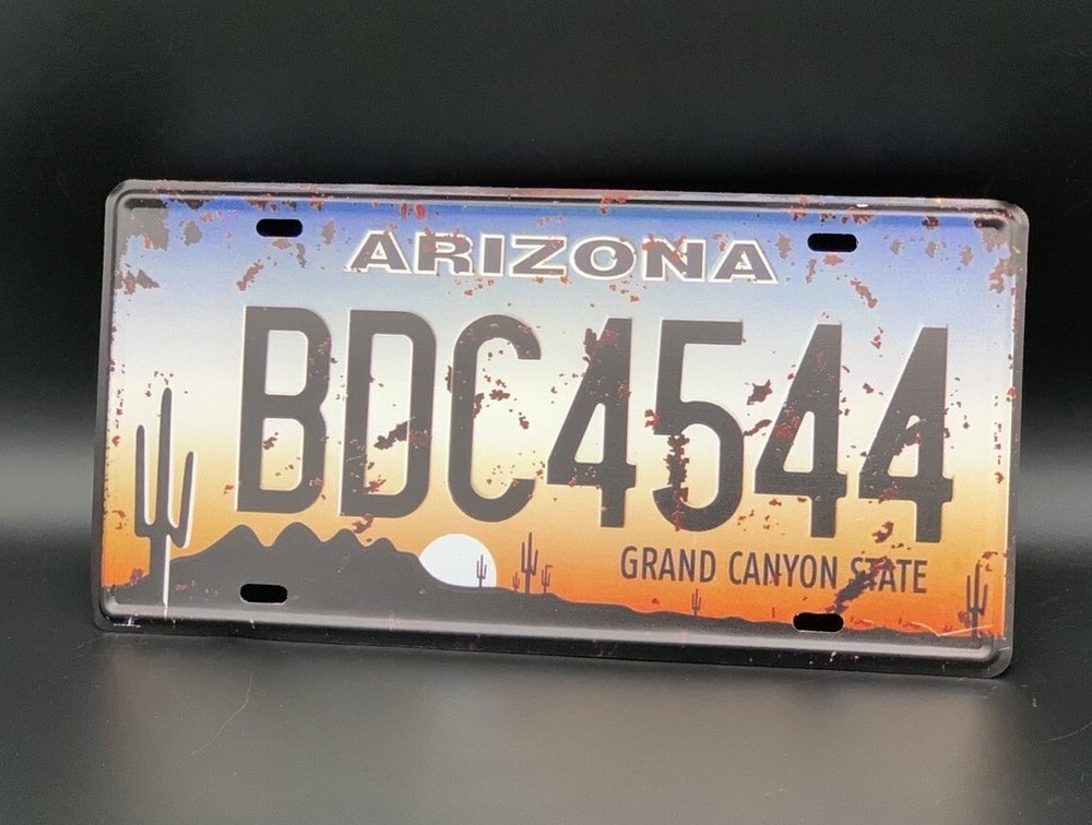 Wall Deco License Plate
