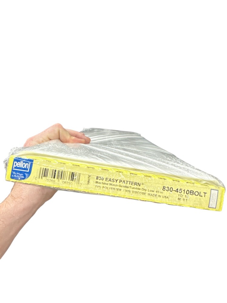 Pellon 830 Easy Pattern Fabric, White 45" x 10 Yards by the Bolt