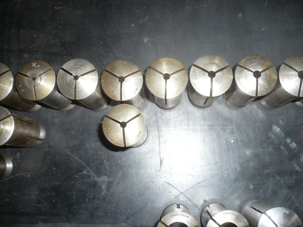 5C collets, (48) round, square, hex, mostly Hardinge