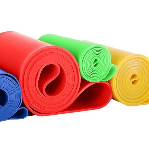 Resistance Loop Exercise Bands with Instruction Guide and Carry Bag, Set 5pcs