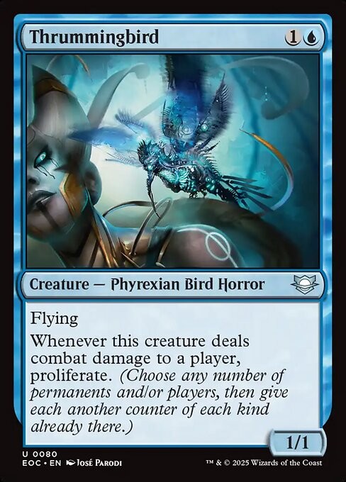(x4) Thrummingbird 80 Play Set U Normal EOC MTG NM