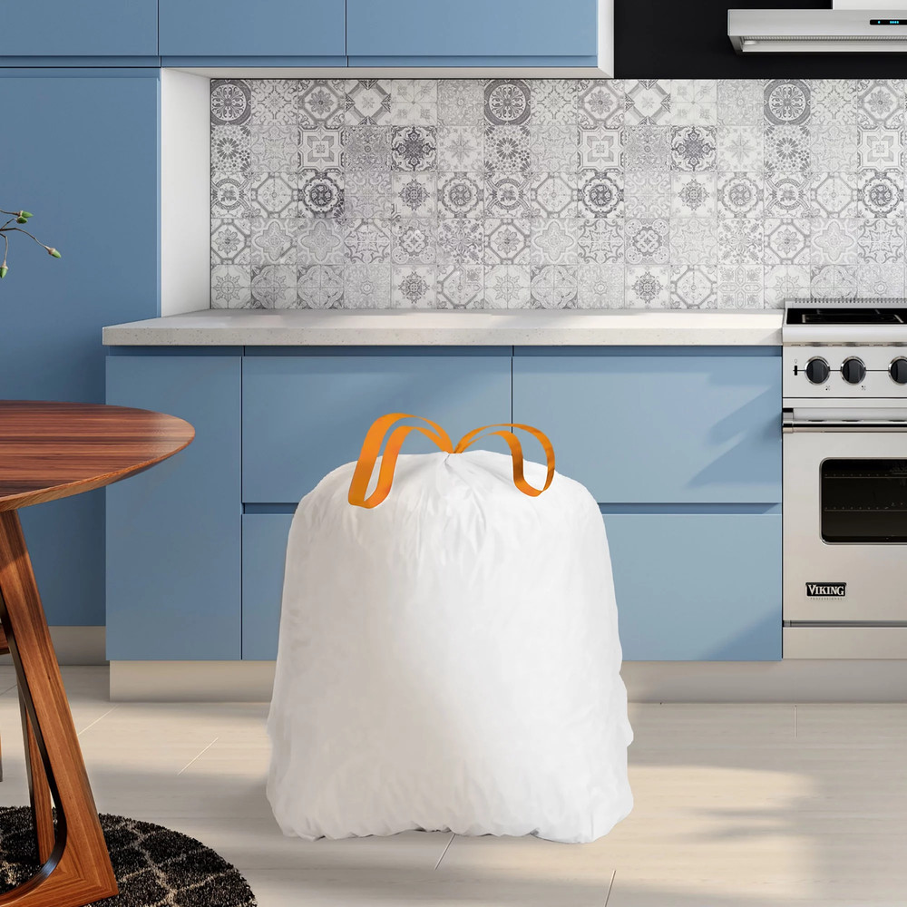 13 Gallon Tall Kitchen Drawstring Bags, 120 Bags