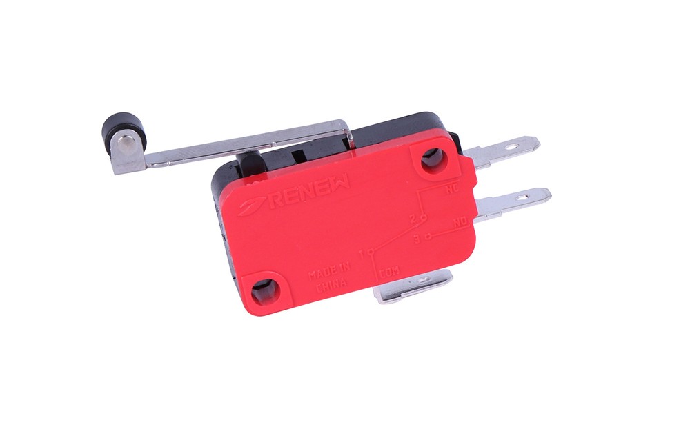 5pcs RV-166-1C25 micro switch push button limit switch hinge roller lever type