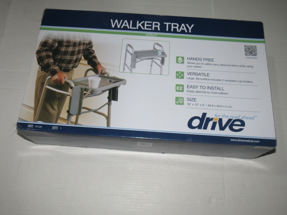Drive Medical Walker Tray with Cup Holders