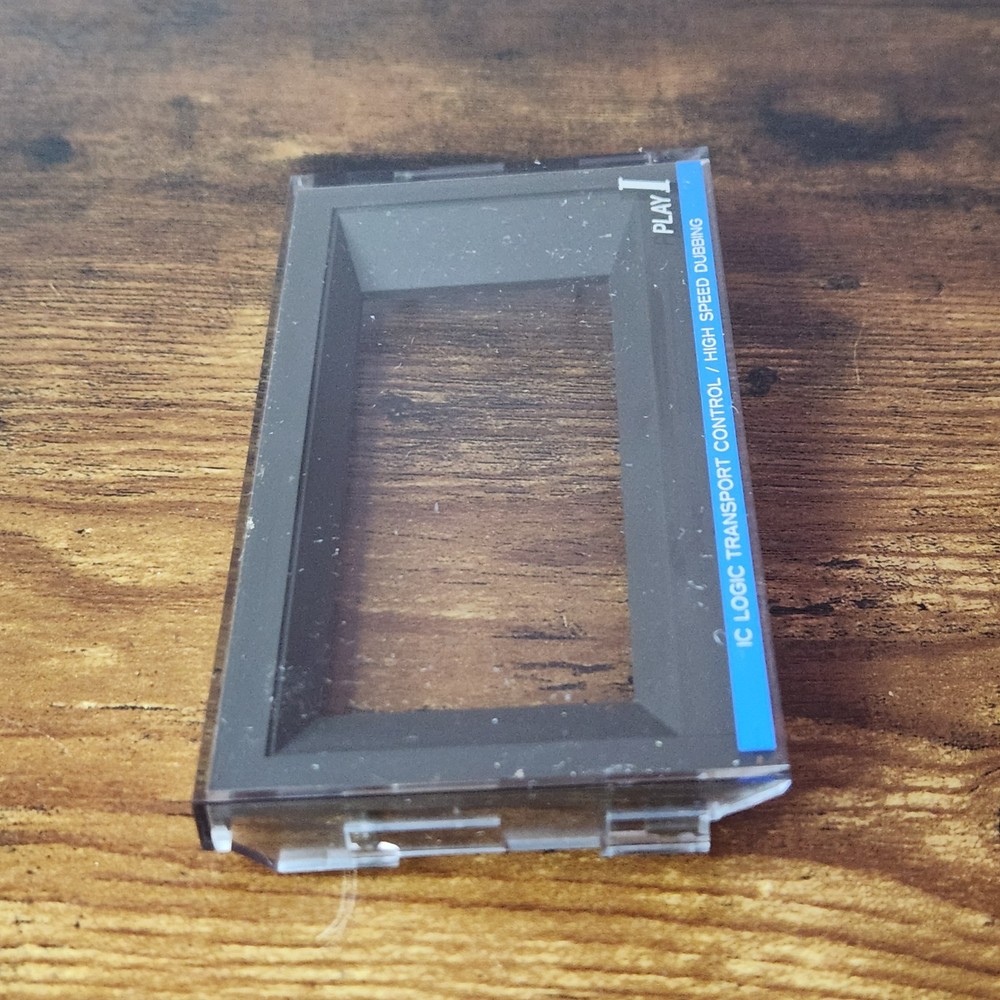 TEAC D‑500C Cassette Deck Front Loading "Play I" Replacement Door