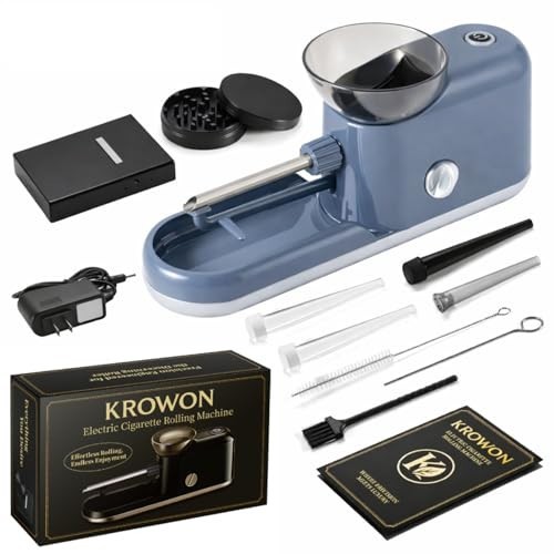 Automatic Electric Cigarette Rolling Machine - One-Touch Maker with Complete Kit