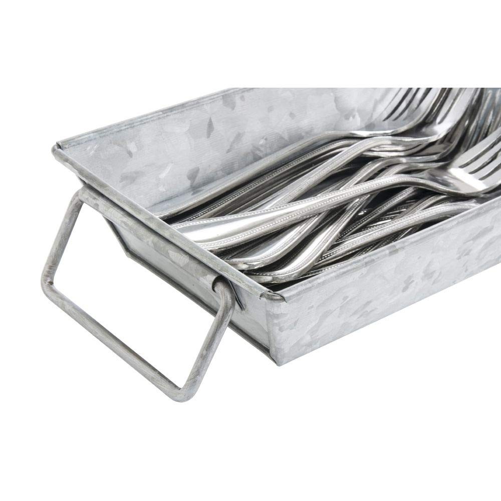 HUBERT® Galvanized Metal Serving Pan Rectangular - 10" L x 5" W x 2" H