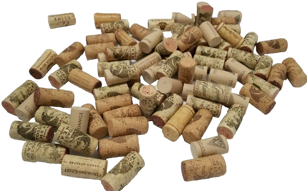 Wine Corks for Crafting - 81 corks in the bag - different brands - est 2"