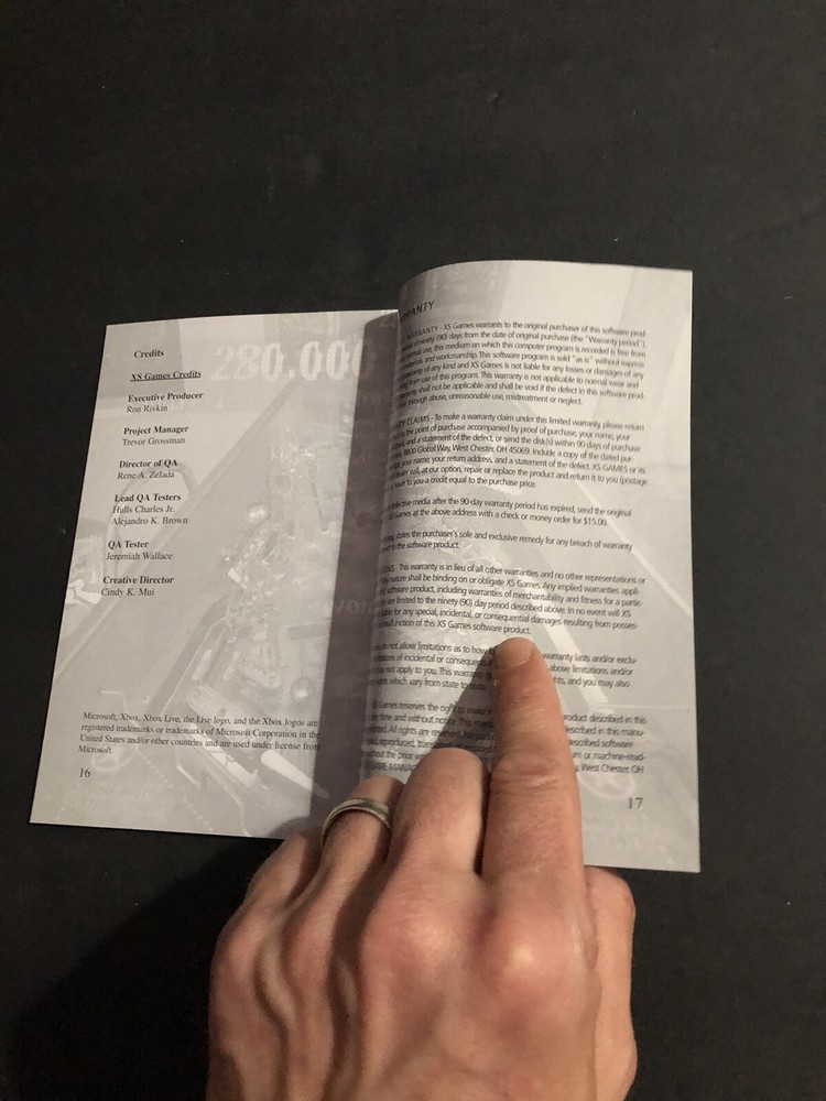 pure pinball xbox Manual Only