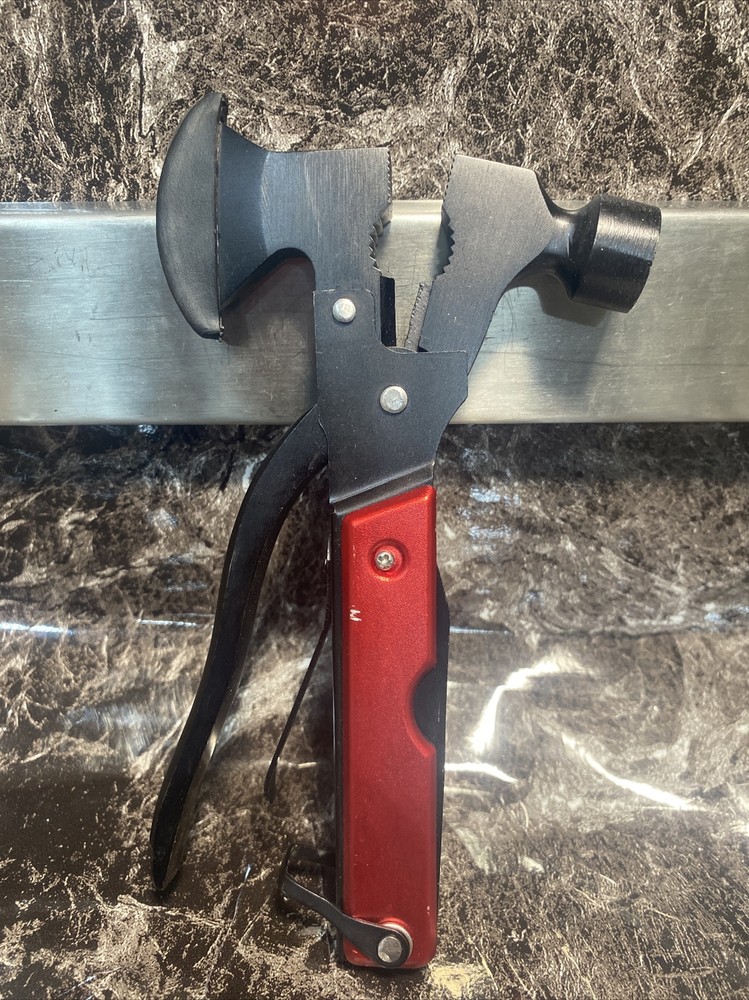14 in 1 Multi Tool Kit Mini Hammer Camping Gear Axe #805
