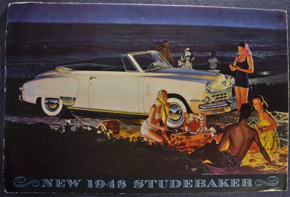 1948 Studebaker Large Brochure Folder Champion Commander Original 48
