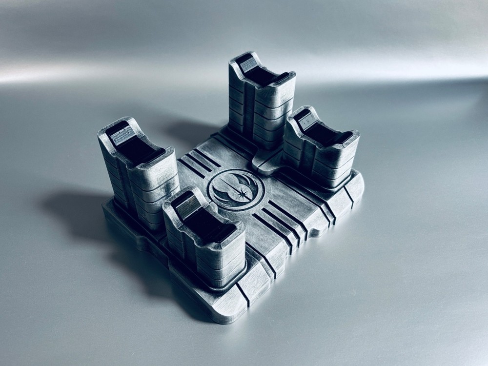 Double Lightsaber Display Stand - Galaxy's Edge - Savi's Workshop