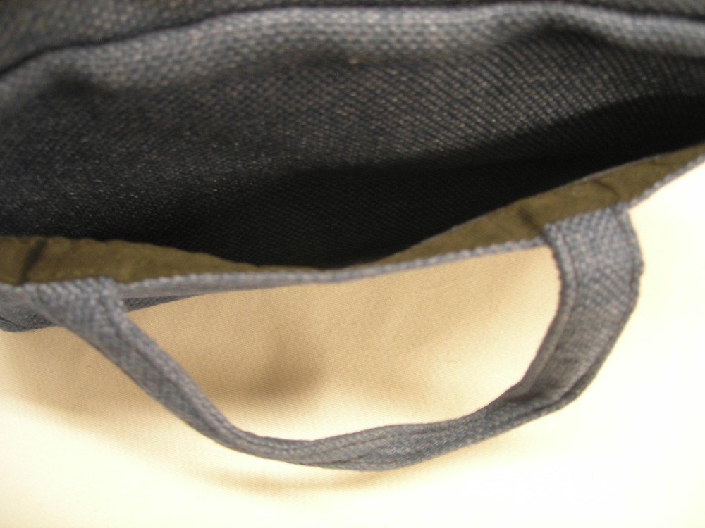 BIBLE BAG, BLUE WITH ZIPPER CLOSURE