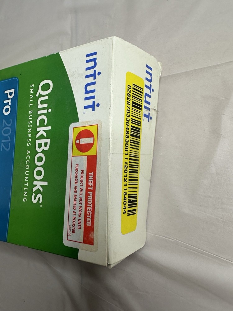 Intuitive QuickBooks Pro 2012 Windows XP/Vista/7 CD