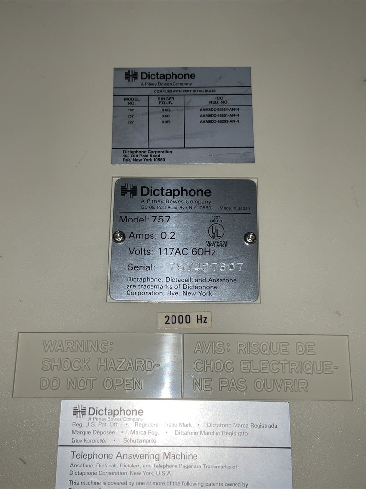 Dictaphone 757 Desktop Recorder