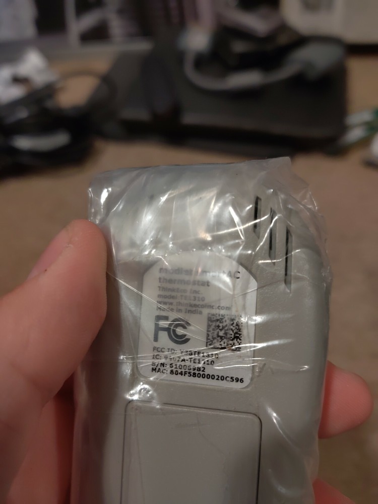 Thinkeco TE1310 OEM Original Thermostat SmartAC Replacement Remote Control