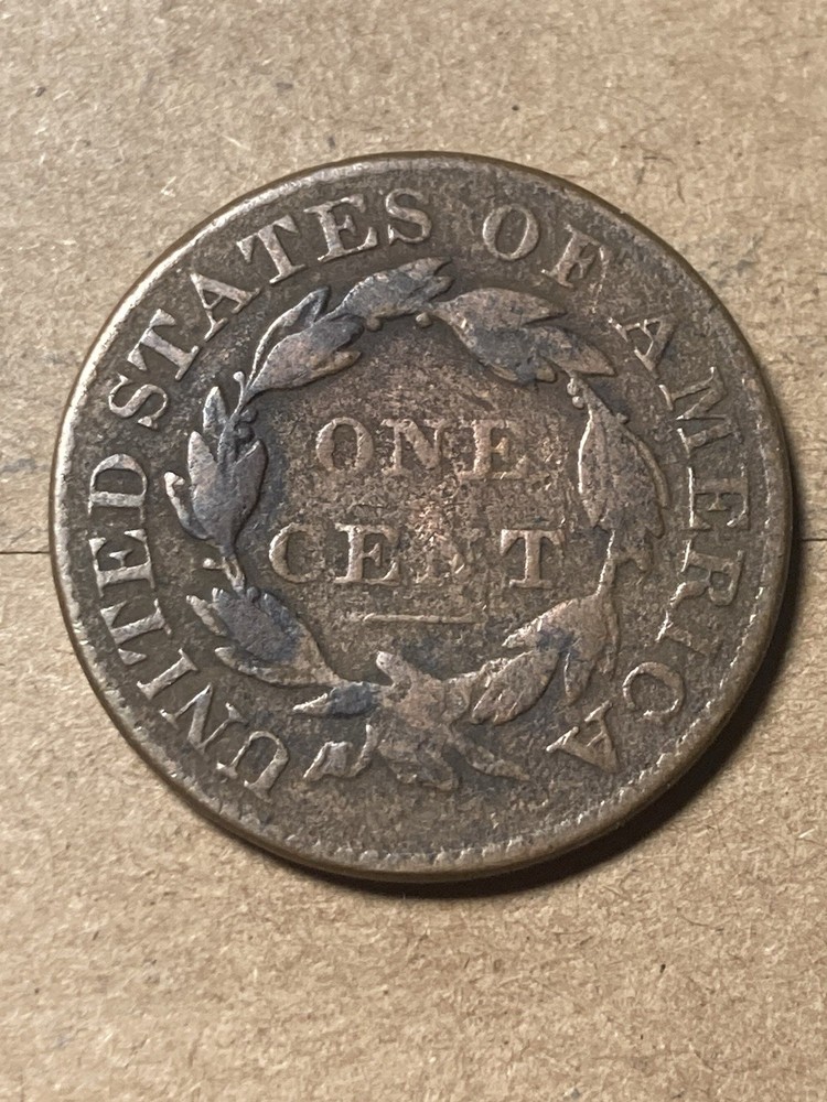 1827 Coronet Head Large Cent - As Shown! (#1933)